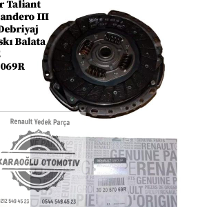 Renault Taliant Dacia Sandero 3 Motor Debriyaj Seti Baskı Balata 1.0 SCE 302057069R