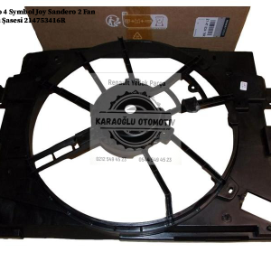Renault Clio 4 Symbol Joy Sandero 2 Fan Davlumbazı Şasesi 214753416R