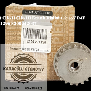 Renault Clio 2 Clio 3 Krank Dişlisi 1.2 16V D4F 8200291296 8200042037