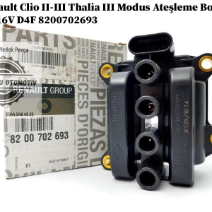 Renault Clio 2-3 Symbol Thalia Modus Ateşleme Bobini 1.2 16V D4F 8200702693