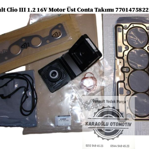 Renault Clio 3 1.2 16V Motor Üst Conta Takımı 7701475822