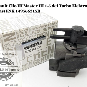 Renault Clio 3 Master 3 1.5 dci Turbo Elektrovanası K9K 149566215R