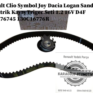 Renault Clio Symbol Joy Dacia Logan Sandero Eksantrik Kayış Triger Seti 1.2 16V D4F 7701476745 130C16776R