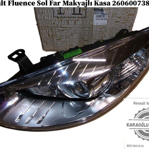Renault Fluence Sol Far Makyajlı Kasa 260600738R