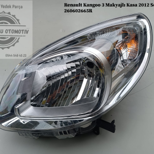 Renault Kangoo 3 Makyajlı Kasa 2012 Sol Far 260602665R