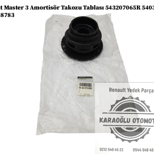 Renault Master 3 Amortisör Takozu Tablası 543207065R 540340004R 8200688783