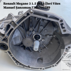 Renault Megane 3 1.5 Dci 6 İleri Vites Manuel Şanzıman 7701700589
