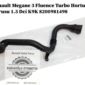 Renault Megane 3 Fluence Turbo Hortumu Borusu 1.5 Dci K9K 8200981498