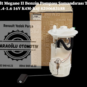 Renault Megane 2 Benzin Pompası Şamandırası Tek Çıkış 1.4-1.6 16V K4M-K4J 8200683188