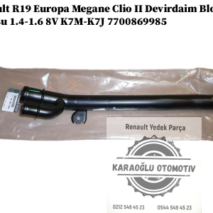 Renault R19 Europa Megane Clio 2 Devirdaim Blok Su Borusu 1.4-1.6 8V K7M-K7J 7700869985