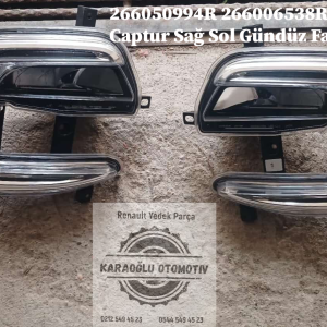 Renault Captur Sağ Sol Gündüz Farı Led 266050994R 266006538R