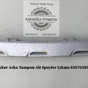 Dacia Dokker Arka Tampon Alt Spoyler Çıkma 850705898R