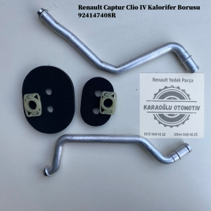 Renault Captur Clio 4 Kalorifer Radyatörü Borusu 924147408R