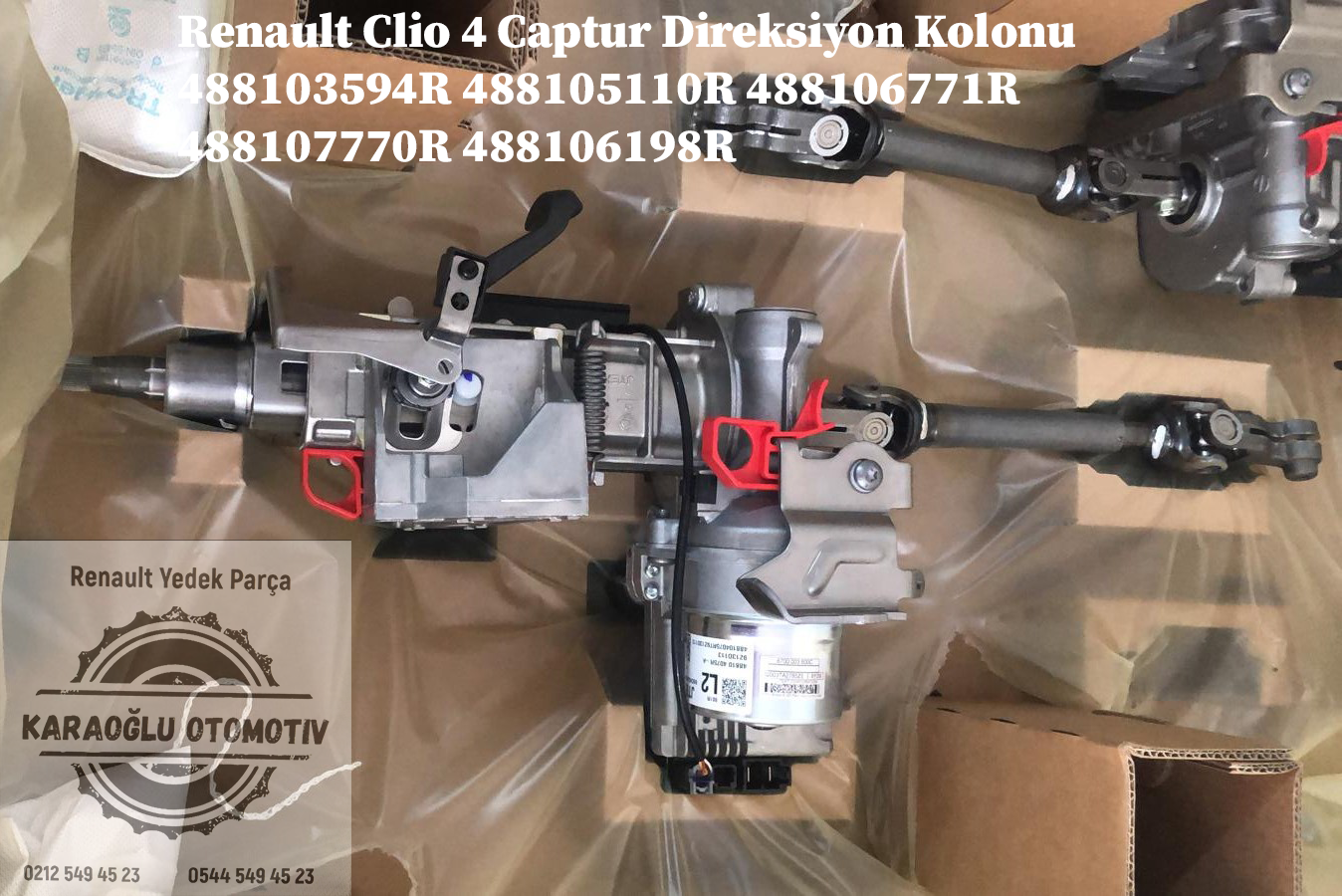 Renault Clio 4 Captur Direksiyon Kolonu 488103594R 488105110R 488106771R 488107770R 488106198R
