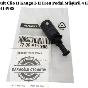 Renault Clio 2 Kango 1-2 Fren Pedal Müşürü 4 Fişli 7700414988