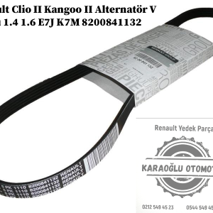 Renault Clio 2 Kangoo 2 Alternatör V Kayışı 1.4 1.6 E7J K7M 8200841132