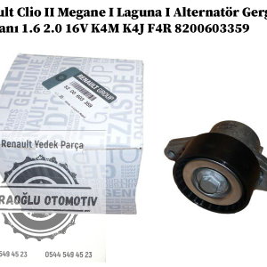 Renault Clio 2 Megane 1 Laguna 1 Alternatör Gergi Rulmanı 1.6 2.0 16V K4M K4J F4R 8200603359