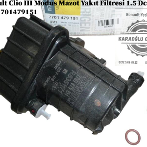 Renault Clio 3 Modus Mazot Yakıt Filtresi 1.5 Dci K9K 7701479151
