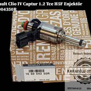 Renault Clio 4 Captur 1.2 Tce H5F Enjektör 166004350R