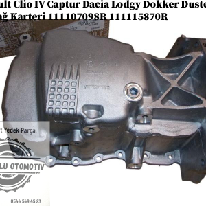 Renault Clio 4 Captur Dacia Lodgy Dokker Duster 1.5 Dci Yağ Karteri 111107098R 111115870R