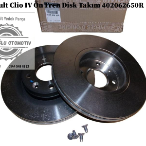 Renault Clio 4 Ön Fren Disk Takım 402062650R