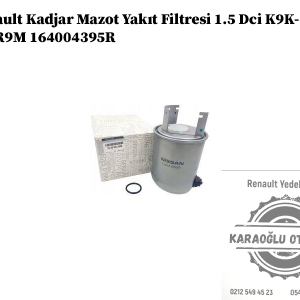 Renault Kadjar Mazot Yakıt Filtresi 1.5 Dci K9K-1.6 Dci R9M 164004395R