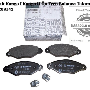 Renault Kango 1 Kango 2 Ön Fren Balatası Takım 7701208142
