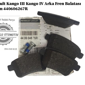 Renault Kango 3 Kango 4 Arka Fren Balatası Takım 440606267R