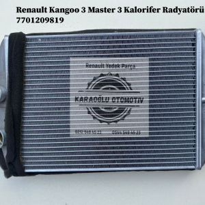 Renault Kangoo 3 Master 3 Kalorifer Radyatörü 7701209819