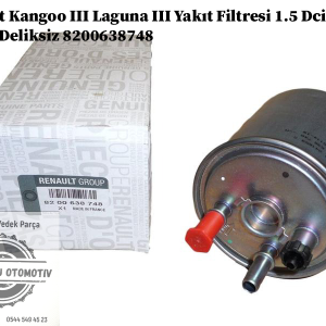 Renault Kangoo 3 Laguna 3 Yakıt Filtresi 1.5 Dci K9K Müşür Deliksiz 8200638748