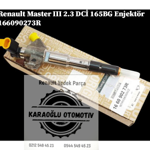 Renault Master 3 2.3 DCİ 165BG Enjektör 166090273R