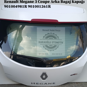 Renault Megane 3 Coupe Arka Bagaj Kapağı 901004981R 901001261R