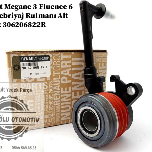 Renault Megane 3 Fluence 6 Vites Debriyaj Rulmanı Alt Merkez 306206822R