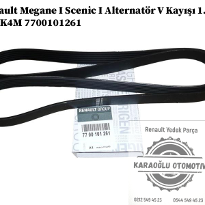 Renault Megane 1 Scenic 1 Alternatör V Kayışı 1.6 16V K4M 7700101261
