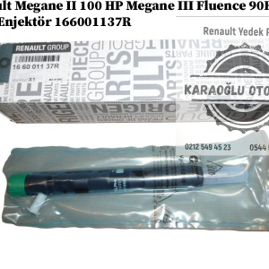 Renault Megane 2 100 HP Megane 3 Fluence 90HP Dizel Enjektör 166001137R