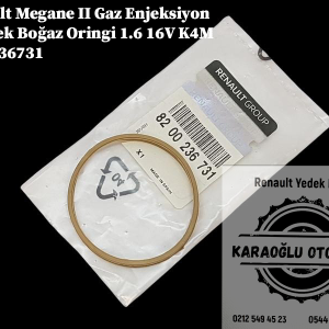 Renault Megane 2 Gaz Enjeksiyon Kelebek Boğaz Oringi 1.6 16V K4M 8200236731