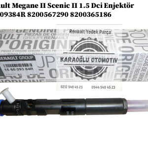 Renault Megane 2 Scenic 2 1.5 Dci Enjektör 166009384R 8200567290 8200365186