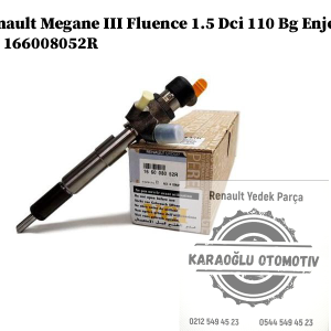 Renault Megane 3 Fluence 1.5 Dci 110 Bg Enjektör 166008052R