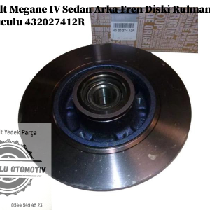 Renault Megane 4 Sedan Arka Fren Diski Rulmanlı Abs Okuyuculu 432027412R