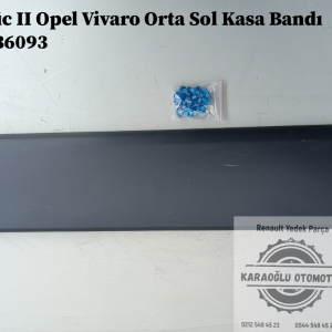 Renault Trafic 2 Opel Vivaro Orta Sol Arka Kasa Bandı Çıtası 8200036093