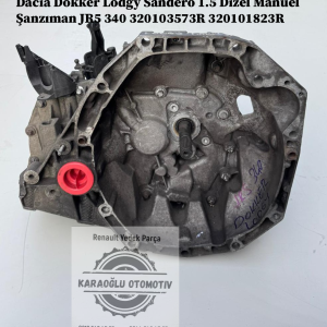 Dacia Dokker Lodgy Sandero 1.5 Dizel Manuel Şanzıman JR5 340 320103573R 320101823R