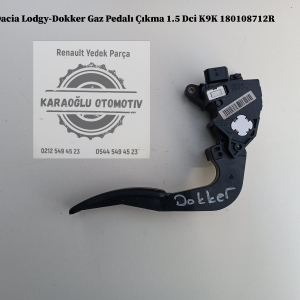 Dacia Lodgy Dokker Gaz Pedalı Çıkma 1.5 Dci K9K 180108712R