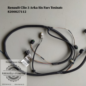 Renault Clio 3 Arka Sis Farı Tesisatı 8200827112