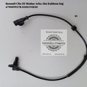 Renault Clio 3 Modus Arka Abs Kablosu Sağ 479009927R 8200195830