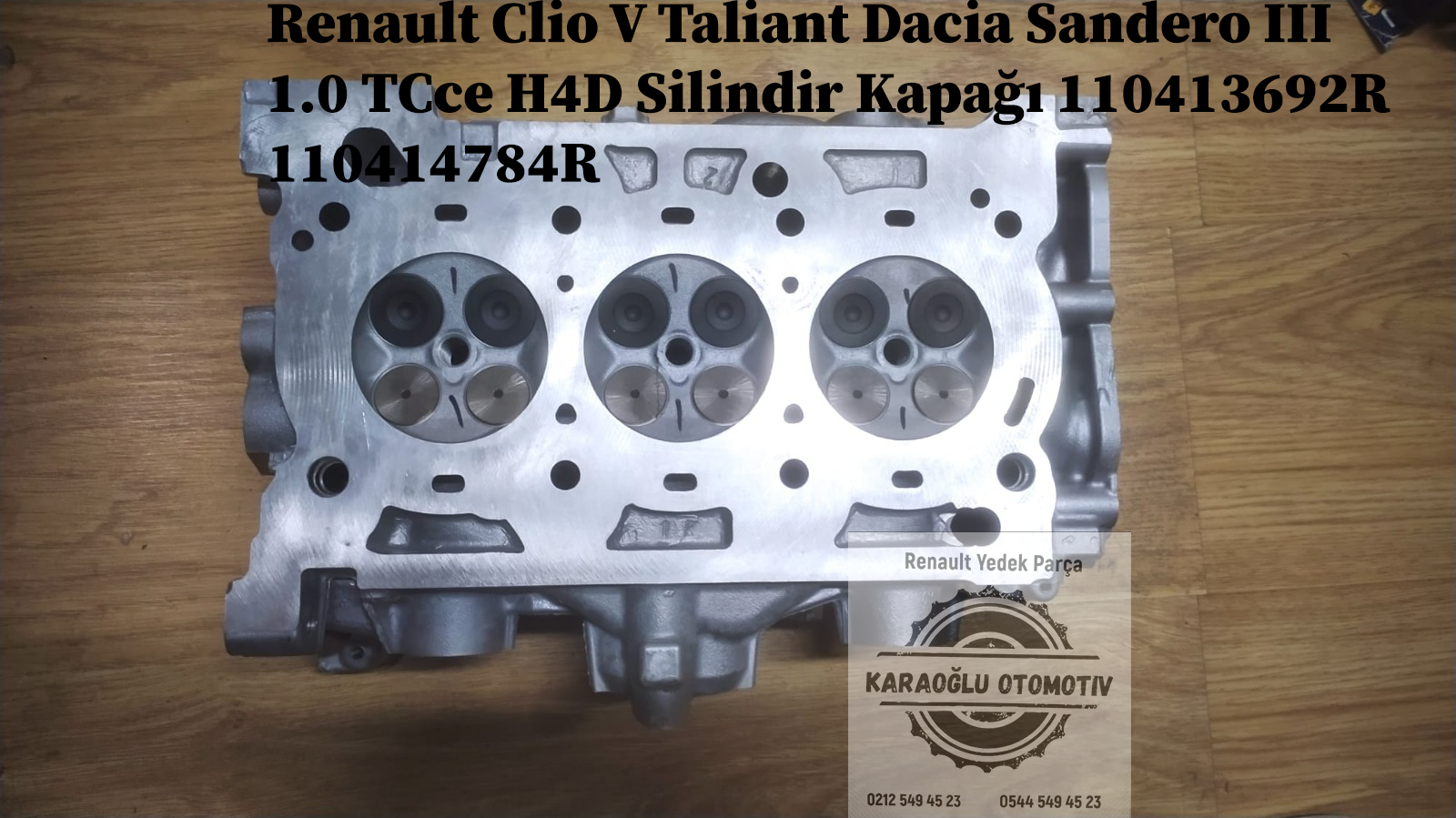 Renault Clio 5 Taliant Dacia Sandero 3 1.0 TCce H4D Silindir Kapağı 110413692R 110414784R