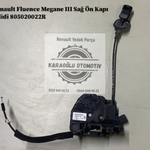 Renault Fluence Megane 3 Sağ Ön Kapı Kilidi 805020022R