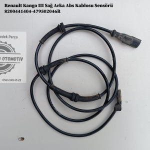 Renault Kango 3 Sağ Arka Abs Kablosu Sensörü 8200441404-479502046R