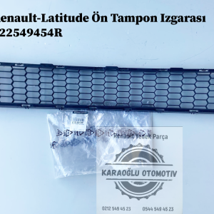Renault Latitude Ön Tampon Izgarası 622549454R