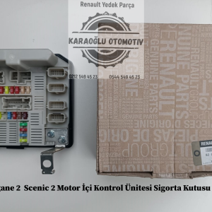 Renault Megane 2 Scenic 2 Motor İçi Kontrol Ünitesi Sigorta Kutusu 8200455424