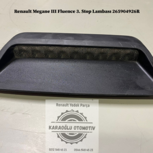 Renault Megane 3 Fluence 3. Stop Lambası 265904926R